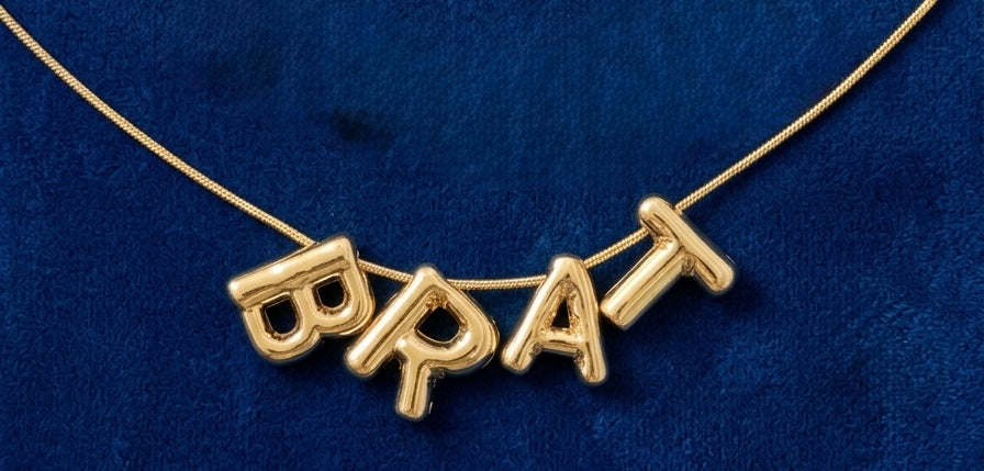 Ballon Letter Charms