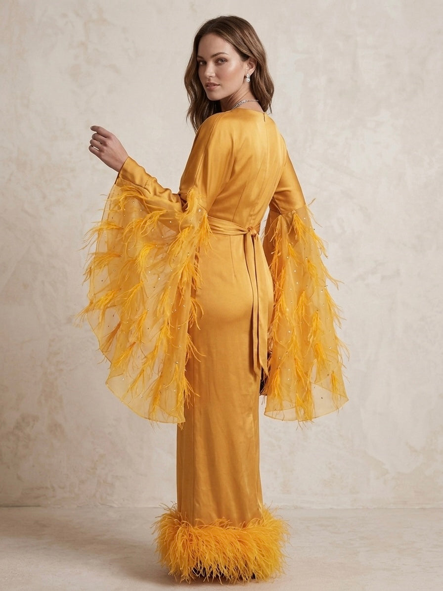 Cabana Bodega Exclusive 1 of 1 ~Aurelia Feathers Gown