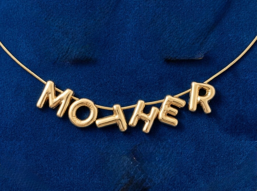 Ballon Letter Charms